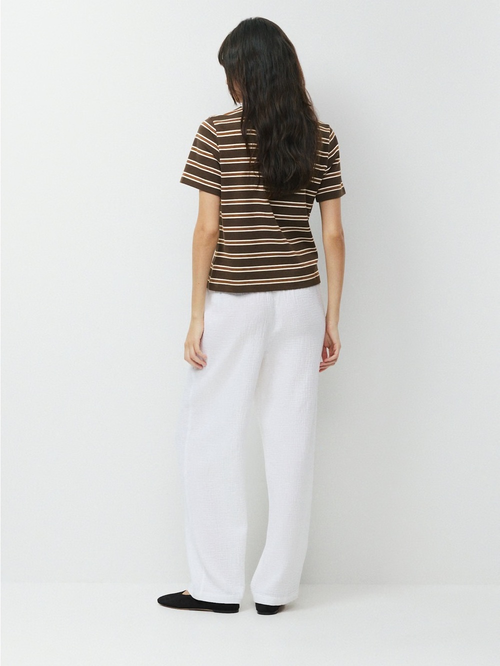 NWT - Aritzia Little Moon AirPlush Cotton™ Sail Pant - White Regular Lgth - Med - Picture 6 of 10